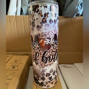 New 20oz Sublimation Tumbler- Comes W/Reusable Straw & Lid